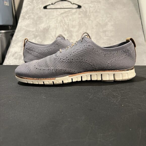 Cole Haan Zerogrand Wingtip Oxford Men's 13 Gray C24944 Stitchlite Shoes - Picture 7 of 10